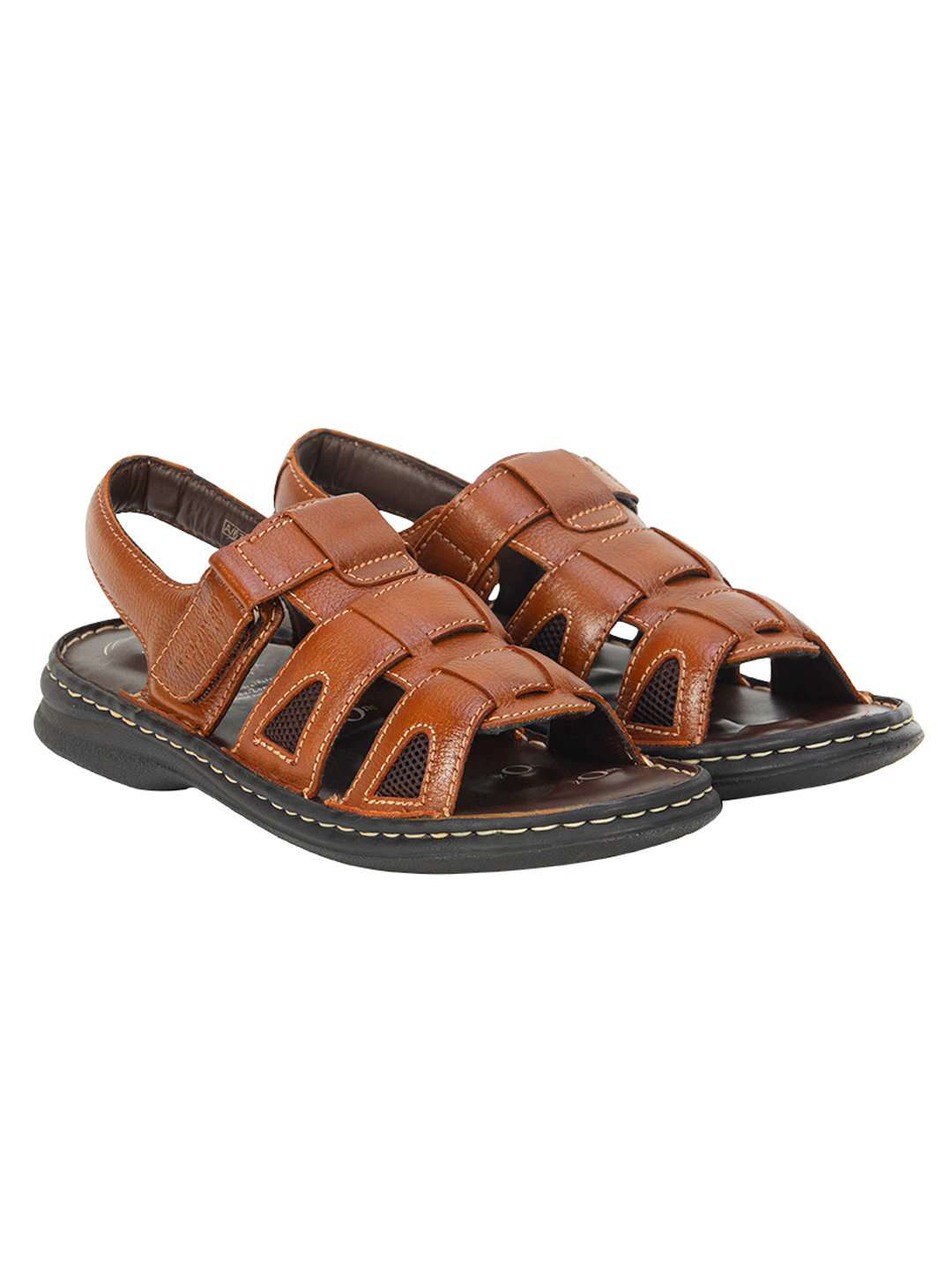 Buy Von Wellx Germany Comfort Rhys Tan Sandals Online in Qatar