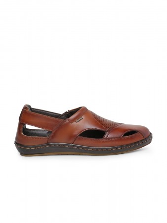 Buy VON WELLX GERMANY comfort men's brown sandal EDDIE