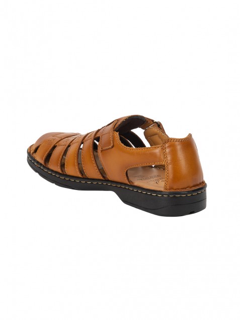 Buy Von Wellx Germany Comfort Melvil Tan Sandals Online in Qatar